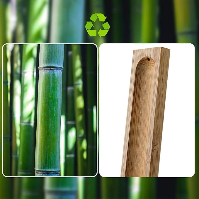 Natural Bamboo Incense Stick Holder Home Incent Burner with Ash Catcher